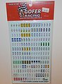 Gofer Racing Decals Gr License Plate Decals #11001R - product image 2