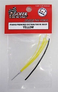 Gofer Racing Decals Pre-wired 8-cylinder Distributor Yellow #16003A - product image