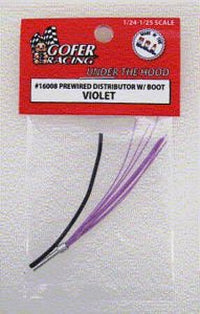 Gofer Racing Decals Pre-wired 8-cylinder Distributor Violet #16008A - product image