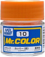 Gunze-Sangyo Solvent-Based Metallic Copper 10ml Bottle — exact Gunze Sangyo / Mr. Hobby product image