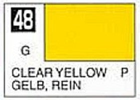 Gunze-Sangyo Solvent-Based Gloss Clear Yellow 10ml Bottle — exact Gunze Sangyo / Mr. Hobby product image