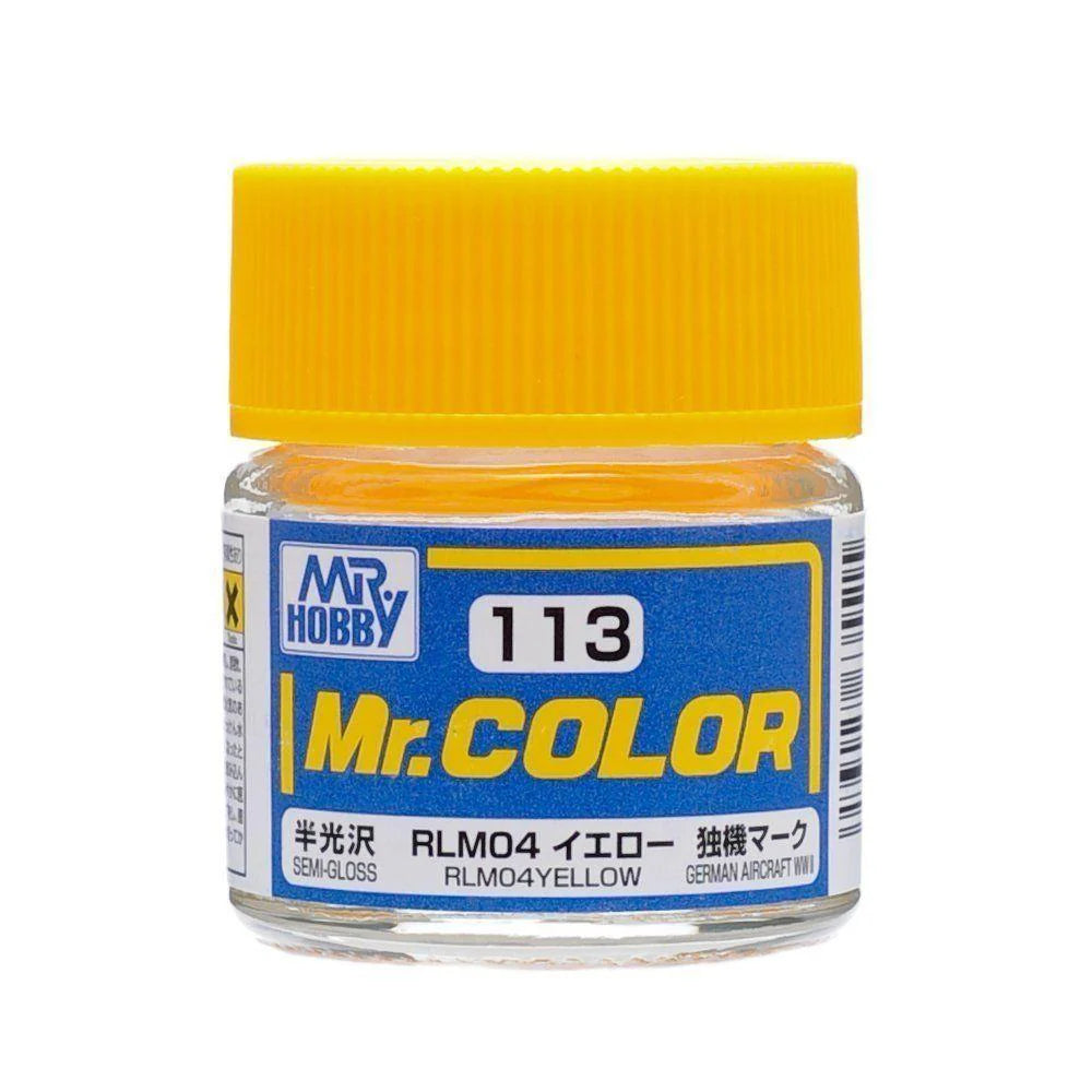 Mr. Color C113 RLM04 Yellow Semi-Gloss Model Paint– product image