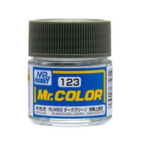 Gunze-Sangyo Solvent-Based Semi-Gloss Dark Green RLM83 10ml Bottle– product image 2