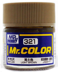 Gunze-Sangyo Solvent-Based Semi-Gloss Light Brown 10ml Bottle– product image 2