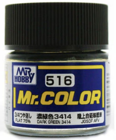 Mr. Color C516 JGSDF Dark Green 3414 – 10ml– product image