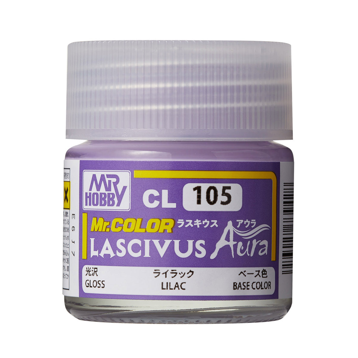 Mr. Hobby CL105 Mr. Color Lascivus Lilac gloss base color, labeled 10 ml paint bottle.
