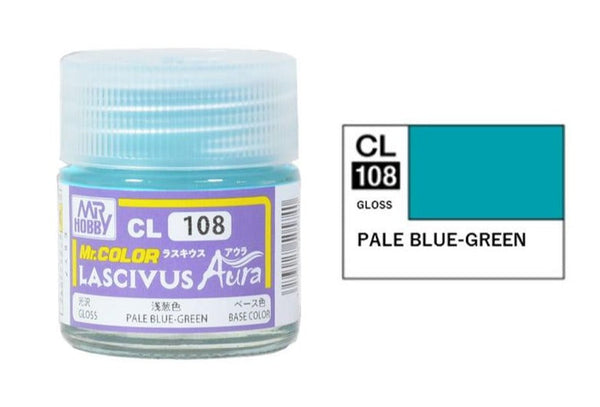 Mr. Hobby Mr. Color Lascivus CL108 Pale Blue-Green Gloss Paint - 10ml