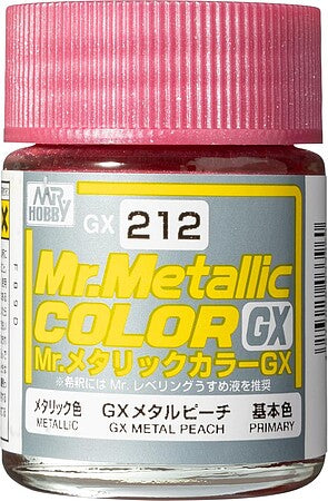 GSI Creos METALLIC PEACH 18ML – GUZGX212 — exact product reference