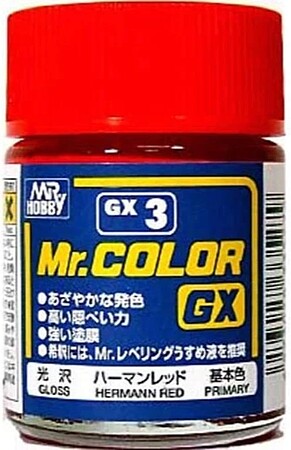 GSI Creos GLOSS RED 18ML – GUZGX3 — exact product reference