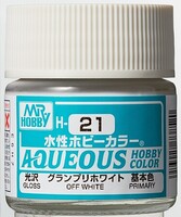 Gunze-Sangyo Aqueous Gloss Off White 10ml Bottle — exact Gunze Sangyo / Mr. Hobby product image