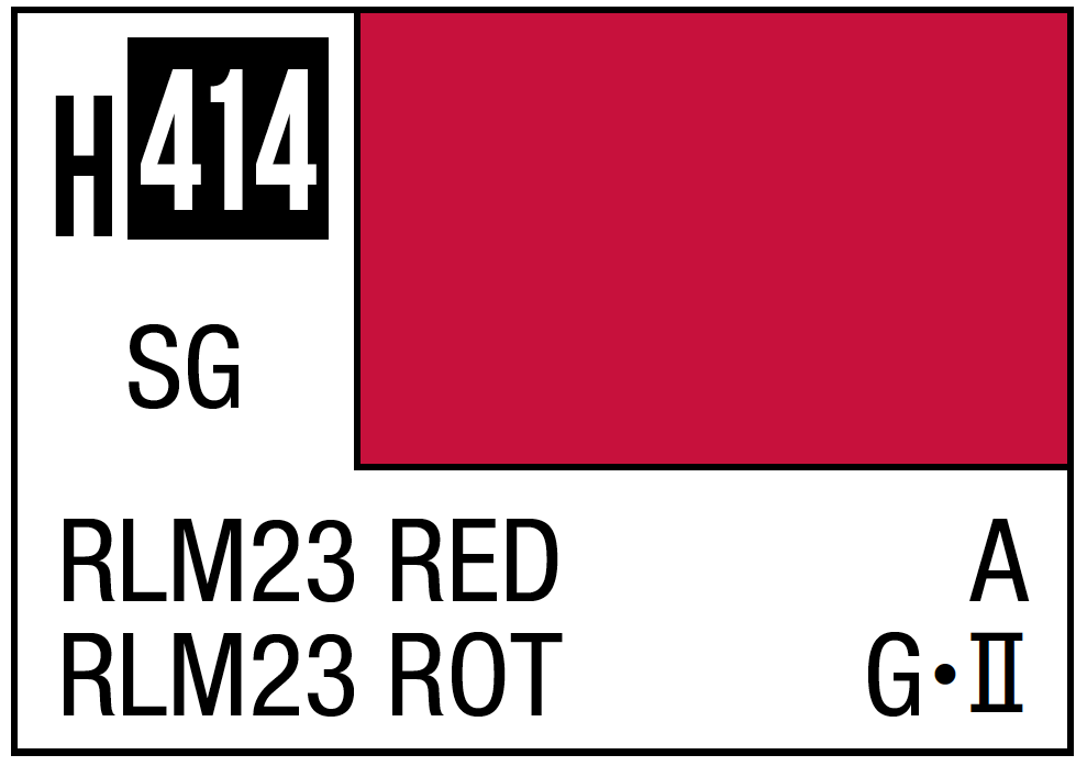 Mr. Hobby Aqueous RLM23 Red Paint – 10ml – H414– product image