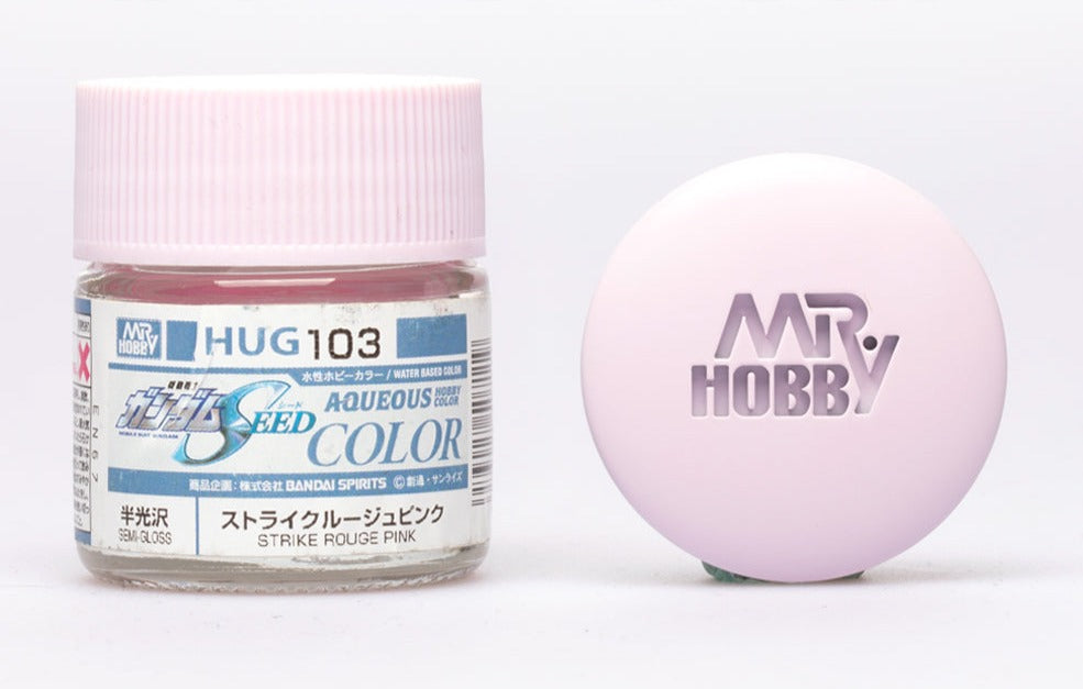 Mr. Hobby HUG103 Strike Rouge Pink semi-gloss paint, 10ml
