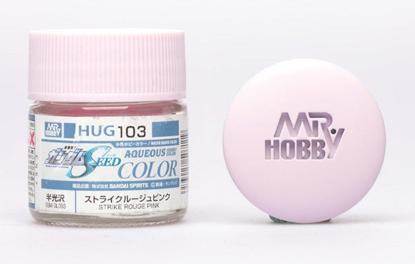 Mr. Hobby HUG103 Strike Rouge Pink semi-gloss paint, 10ml
