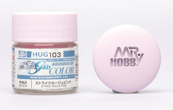 Mr. Hobby HUG103 Strike Rouge Pink semi-gloss paint, 10ml