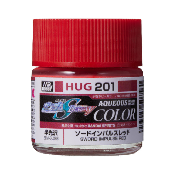 Mr. Hobby HUG201 Aqueous Gundam Color Sword Impulse Red 10 ml