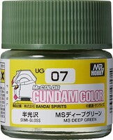 Gunze-Sangyo Gundam Color MS Deep Green 10ml Bottle — exact Gunze Sangyo / Mr. Hobby product image