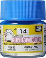 Gunze-Sangyo Gundam Color MS Light Blue 10ml Bottle — exact Gunze Sangyo / Mr. Hobby product image