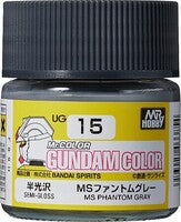 Gunze-Sangyo Gundam Color MS Phantom Gray 10ml Bottle — exact Gunze Sangyo / Mr. Hobby product image