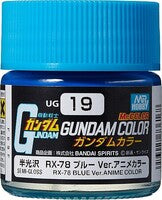 Gunze-Sangyo Gundam Color RX-78 Blue anime 10ml Bottle — exact Gunze Sangyo / Mr. Hobby product image