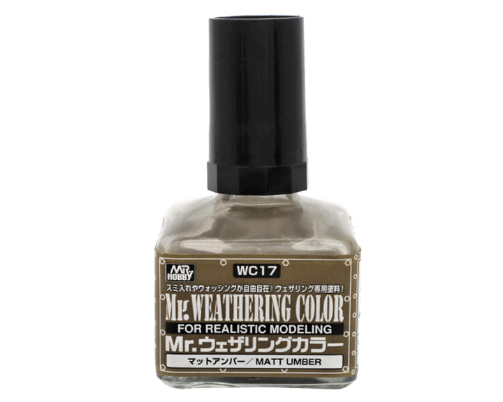Mr Hobby Mr Weathering Matte Umber - WC17 — exact Mr Hobby product image