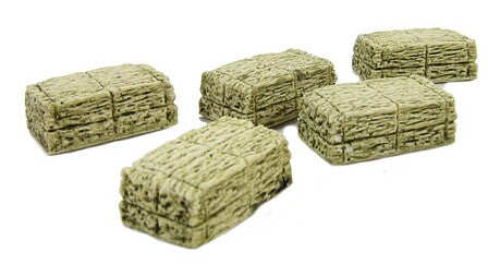 Harburn Hamlet CG209 set of five HO scale hay bales