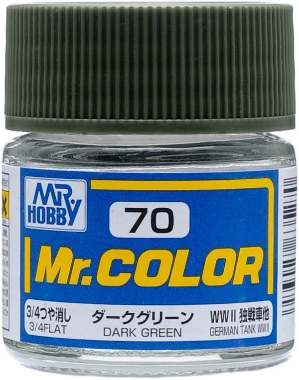 Mr. Hobby Mr. Color C70 Flat Dark Green 10ml lacquer paint