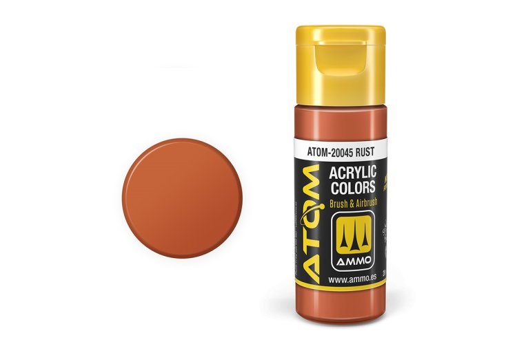 AMMO by Mig Jimenez ATOM 20045 Rust Acrylic Paint 20ml