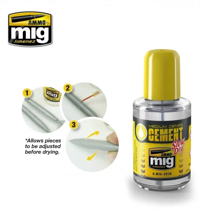 AMMO A.MIG-2038 Medium Dense Cement Slow Dry 30ml