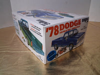 MPC 901 Dodge D100 pickup with mini bike model kit detail