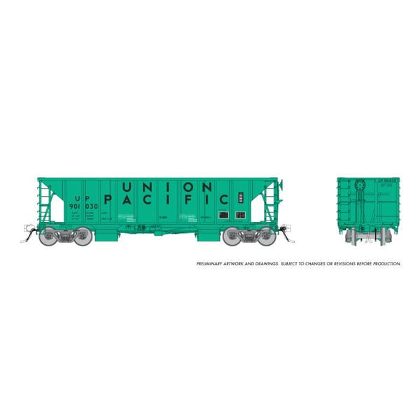 Rapido 158021 HO Union Pacific Early NSC Ballast Car 3-Pack