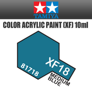 Tamiya XF-18 Medium Blue Acrylic Mini Paint– product image 1
