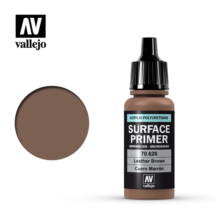 Vallejo 70.626 Leather Brown Surface Primer 17ml