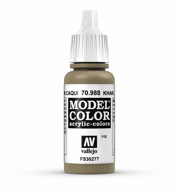 Vallejo Model Color 70.988 Khaki Acrylic Paint 17ml