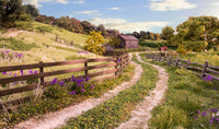 Woodland Scenics A2991 N scale Log Fence detail view