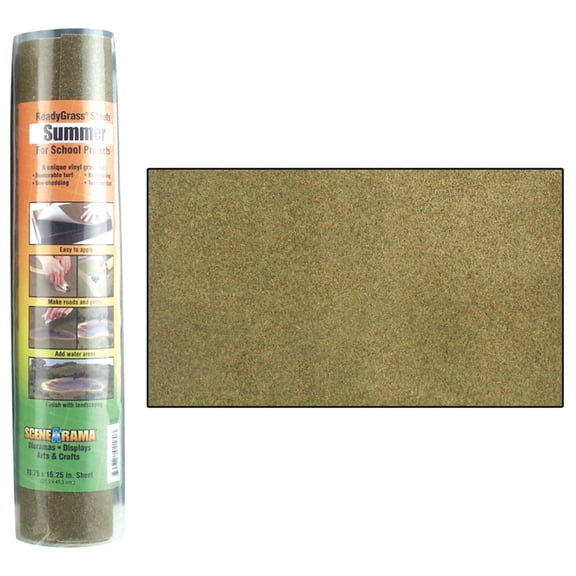 Woodland Scenics Summer Grass Roll 25 x 33 in