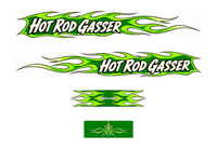 Hot Rod Gasser Green printable decal artwork
