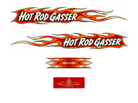 Hot Rod Gasser Red printable decal artwork