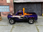 2000 Hot Wheels Power Plower purple Piranha Attack Pack 26025 loose truck, left-side view