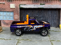 2000 Hot Wheels Power Plower purple Piranha Attack Pack 26025 loose truck, right-side view