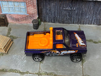2000 Hot Wheels Power Plower purple Piranha Attack Pack 26025 loose truck, top view