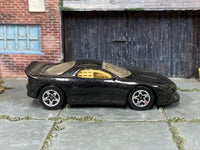 Hot Wheels 2002 Lotus Esprit black left-side view