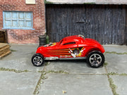 2002 Hot Wheels Sooo Fast red Spares 'N Strikes loose car, left-side view