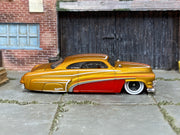 Hot Wheels 2010 Tail Dragger satin gold Wayne's Garage left-side view