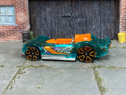 2011 Hot Wheels Open Road-ster green Track Stunts loose car, left-side view