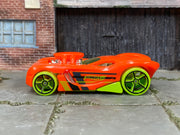 Hot Wheels 2012 Yur So Fast orange Mystery Models right-side view