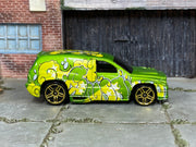 2018 Hot Wheels '70 Chevelle SS Wagon olive green Daredevils number 04 loose car, right-side view