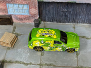 2018 Hot Wheels '70 Chevelle SS Wagon olive green Daredevils number 04 loose car, top view