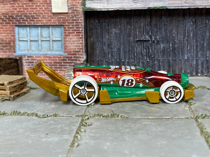 2018 Hot Wheels Carbonator Happy New Year DWC10 loose car, right-side view