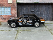 Hot Wheels 2019 '70 Ford Escort RS1600 black Race Day left-side view
