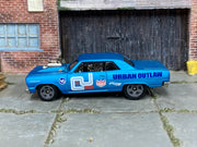 2020 Hot Wheels '64 Chevy Chevelle SS Urban Outlaw blue loose car, left-side view